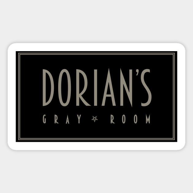 Dorian's Gray Room Sticker by Heyday Threads